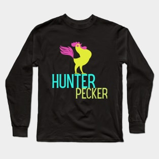 Chickens and roosters...this is all they do Long Sleeve T-Shirt